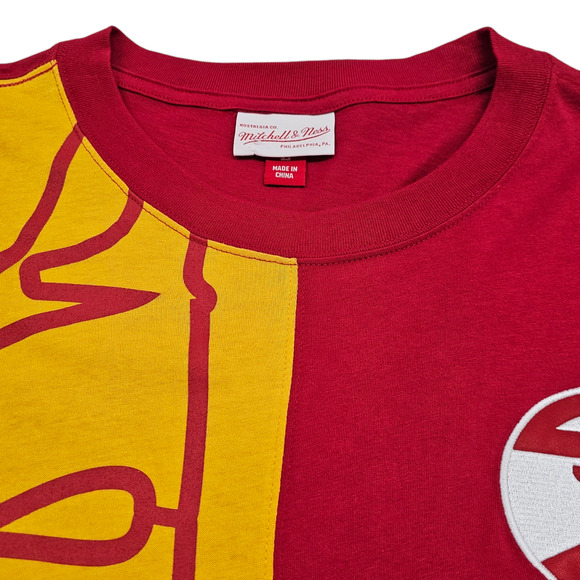 NWT Atlanta Hawks Shirt Mens Large Mitchell and Ness Basketball Short Sleeve Tee - Picture 7 of 14